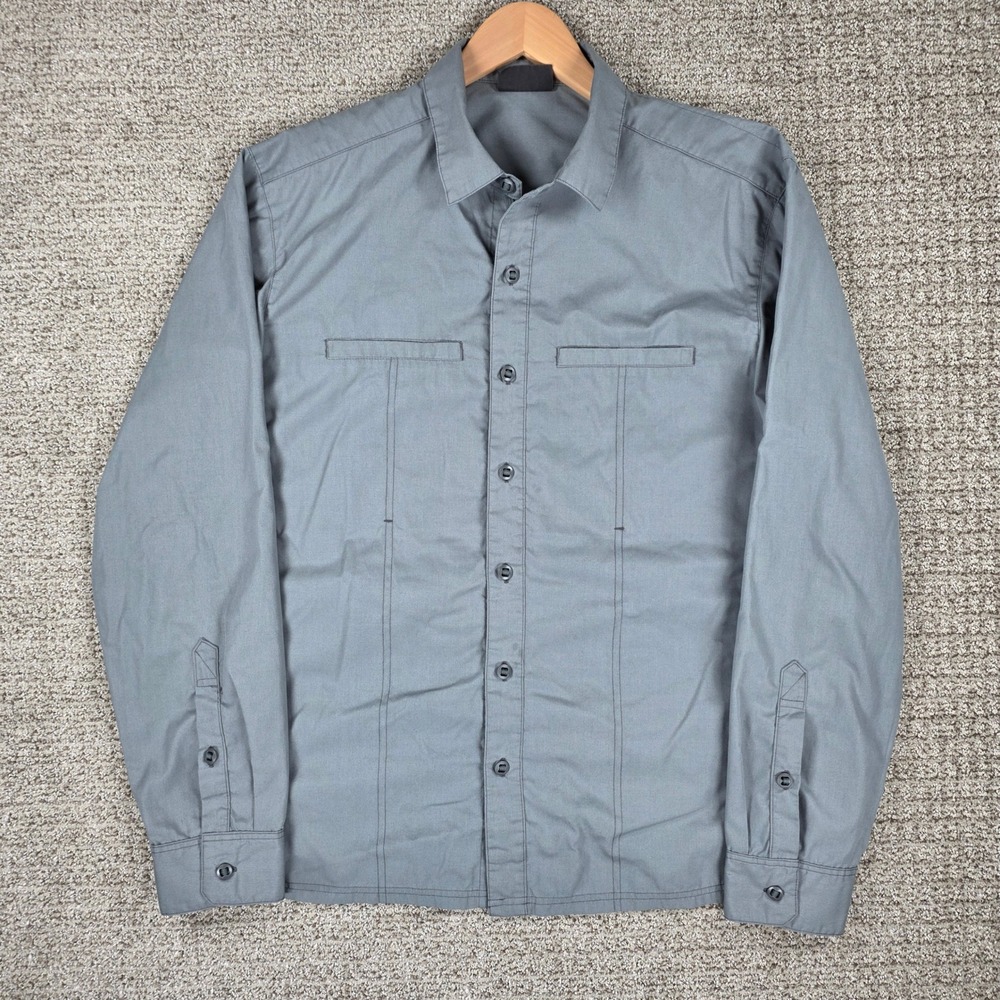 Triple Aught Design Tradecraft Mens XL Gray Button Up Tactical Shirt TAD Gear